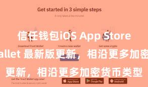 信任钱包iOS App Store Trust Wallet 最新版更新，相沿更多加密货币类型